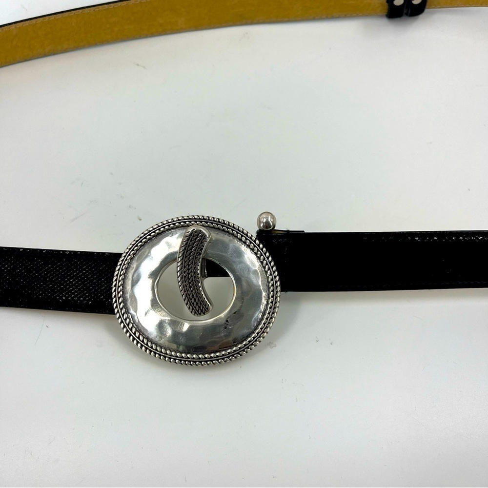 Genuine Leather with silver buckle Belt